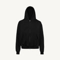DANSÈLL COTTON ZIP HOODIE (BLACK)