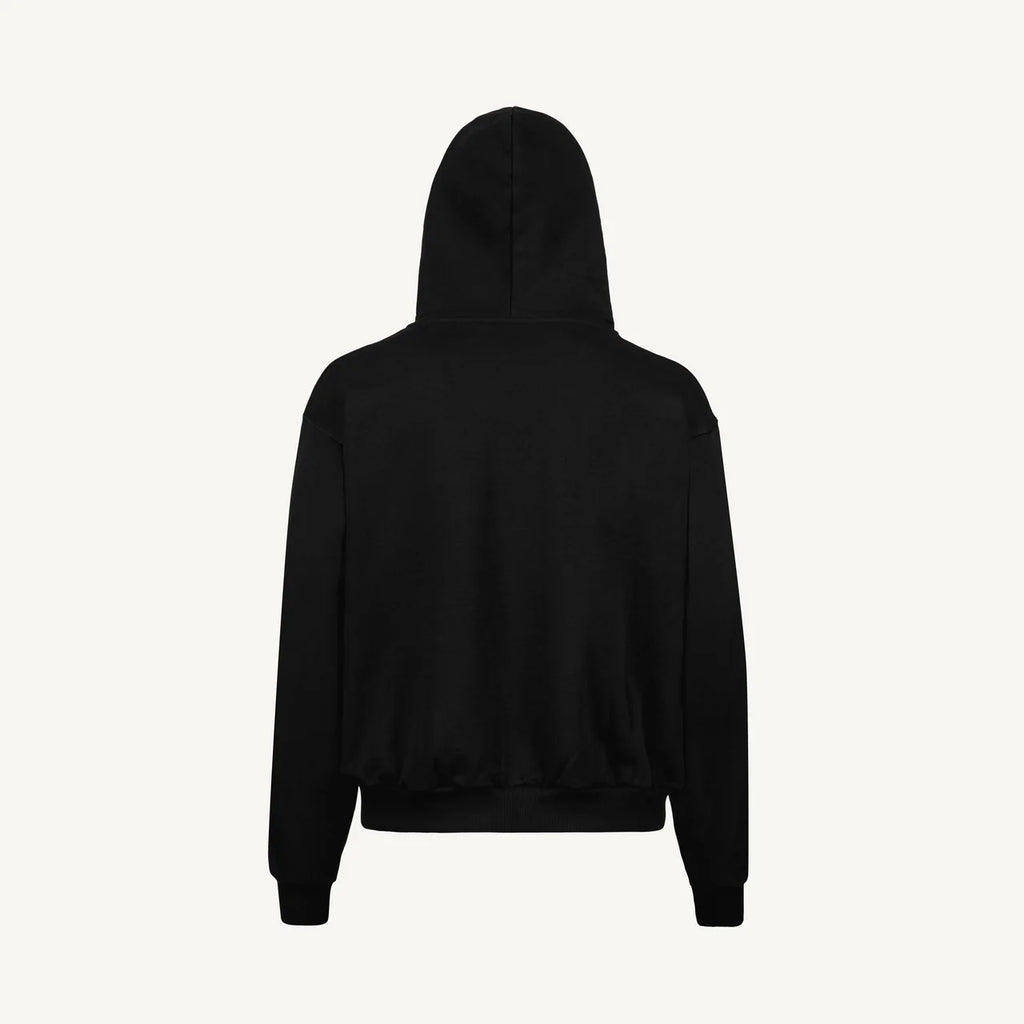 DANSÈLL COTTON ZIP HOODIE (BLACK)