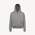 DANSÈLL COTTON ZIP HOODIE (GREY MARL)